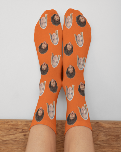 Couples Face Socks