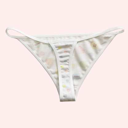 Love Heart T-Back Knickers